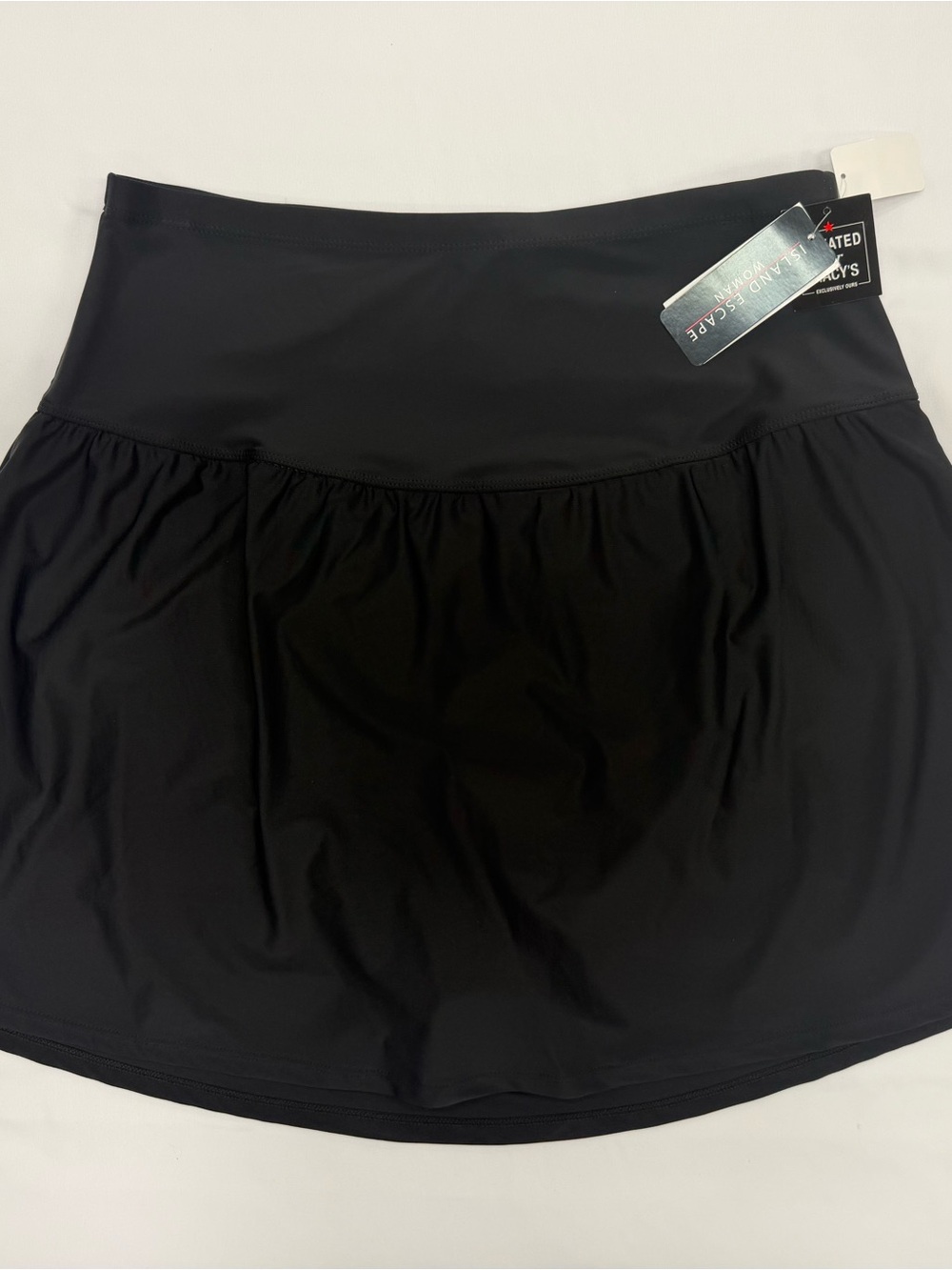 Island Escape Black Swim Skirt